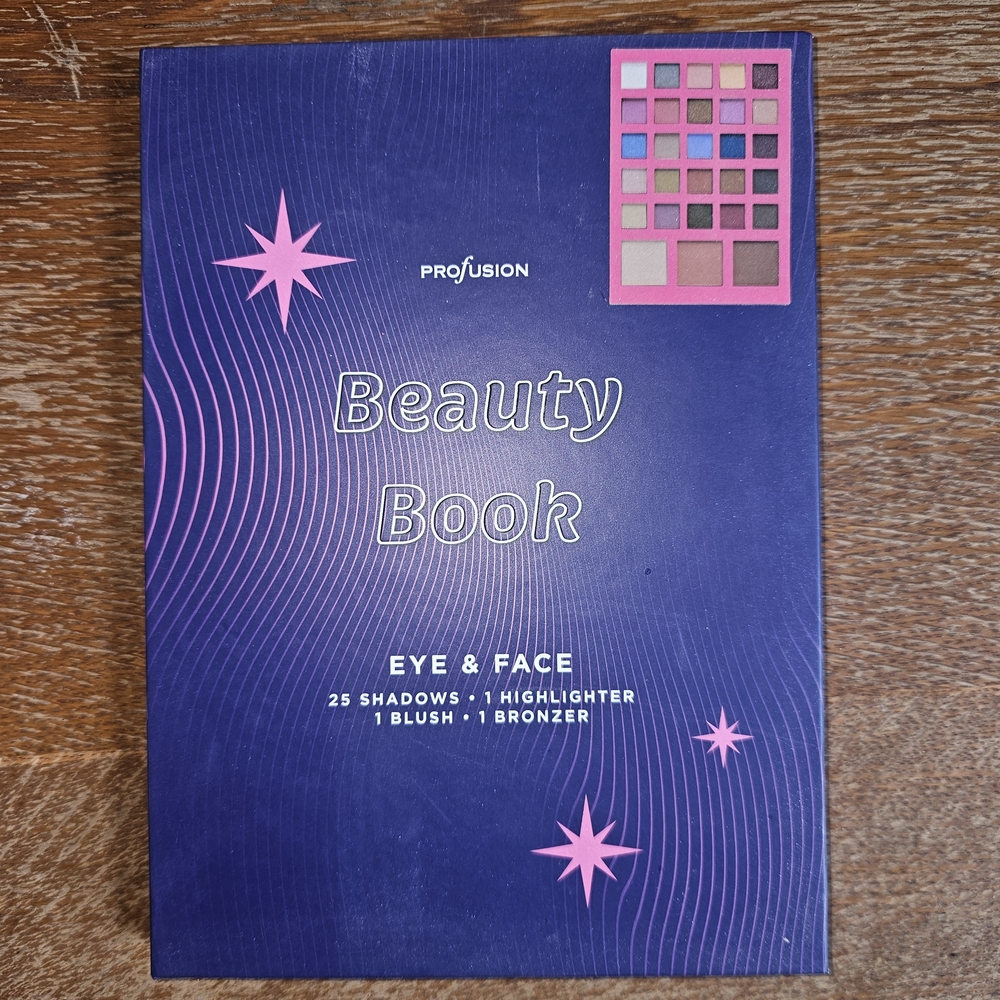 Profusion Cosmetics Beauty Book Eye & Face Palette - Blue and Pink